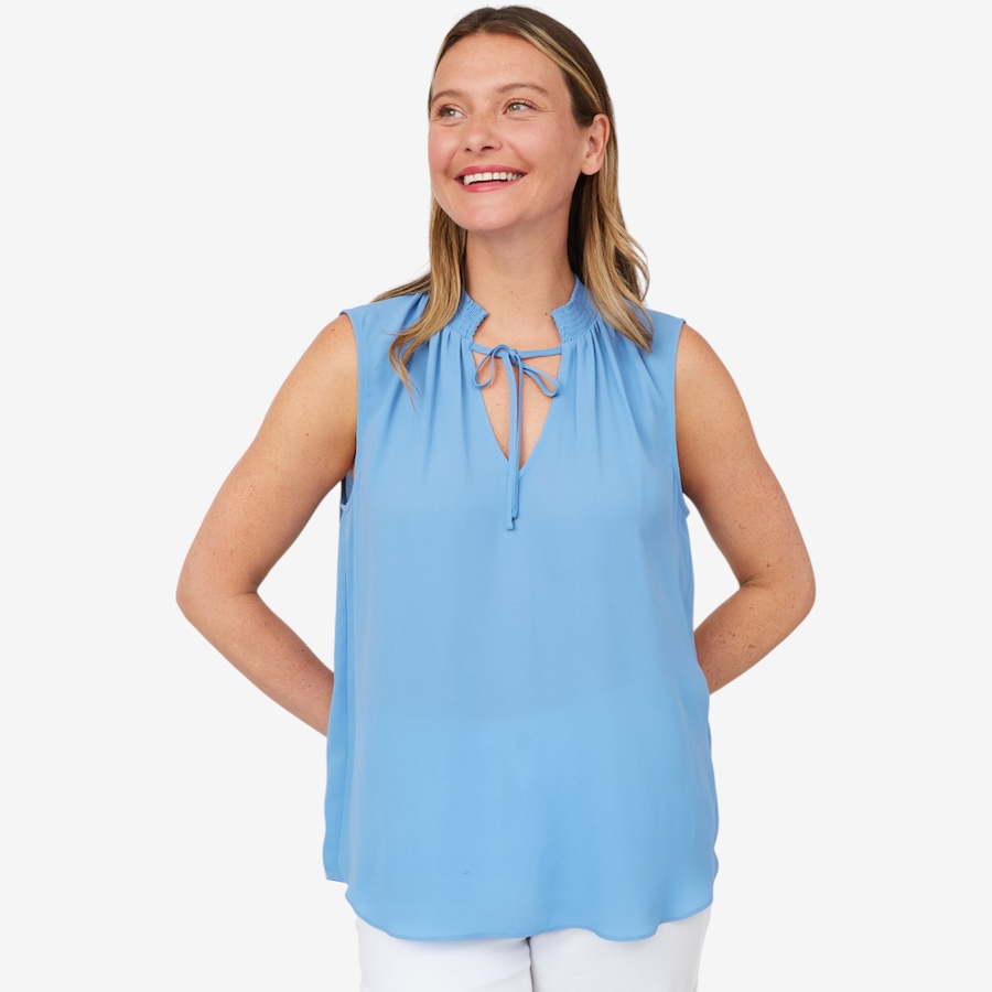 Image 214064_PACCT.jpg, Product 214-064 / Price $39.33, NYDJ Sleeveless Gemma Blouse from NYDJ on TSC.ca's Fashion department