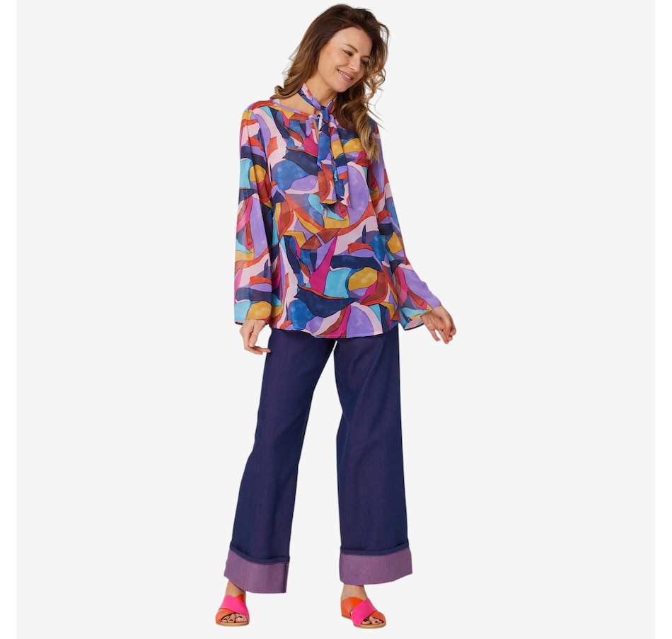 Image 214072_FPR.jpg, Product 214-072 / Price $11.33, Mr. Max Chiffon Print Tie Scarf from Mr. Max on TSC.ca's Fashion department