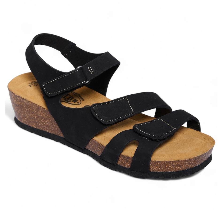 Image 214104_BLK.jpg, Product 214-104 / Price $129.99, Plakton Ash Wedge Sandal from Plakton on TSC.ca's Shoes department