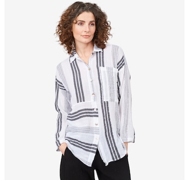 Shannon Passero Yorkton Button Front Top