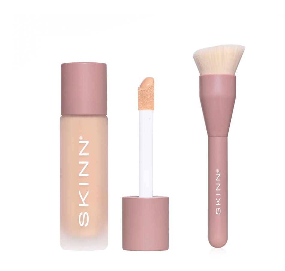 Image 214364_FIY.jpg, Product 214-364 / Price $79.99, SKINN Scientific Foundation + Concealer with Brush from SKINN on TSC.ca's Beauty department