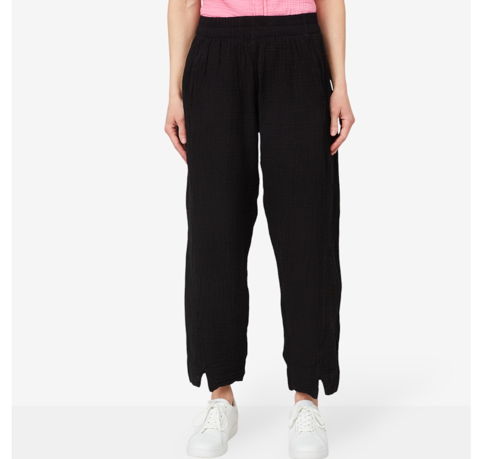 Image 214422_BLK.jpg, Product 214-422 / Price $44.88, Shannon Passero Cotton Gauze Arista Pant from Shannon Passero on TSC.ca's Fashion department