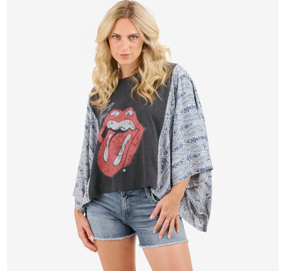 Image 214440_STYL5.jpg, Product 214-440 / Price $99.99, Shannon Passero Banded Pull Over Rolling Stones from Shannon Passero on TSC.ca's Fashion department