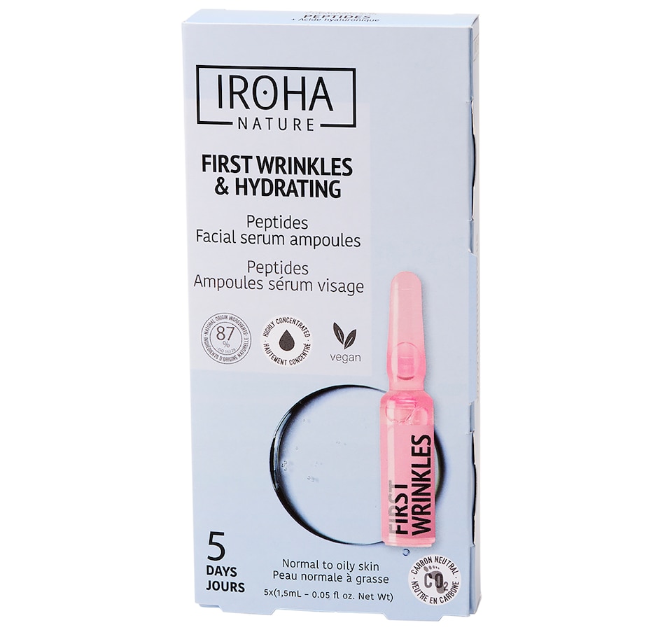 Image 214903.jpg, Product 214-903 / Price $23.65, Iroha Nature First Wrinkles & Hydrating Facial Serum Ampoules  - Set of 5 from Iroha Nature on TSC.ca's Beauty department