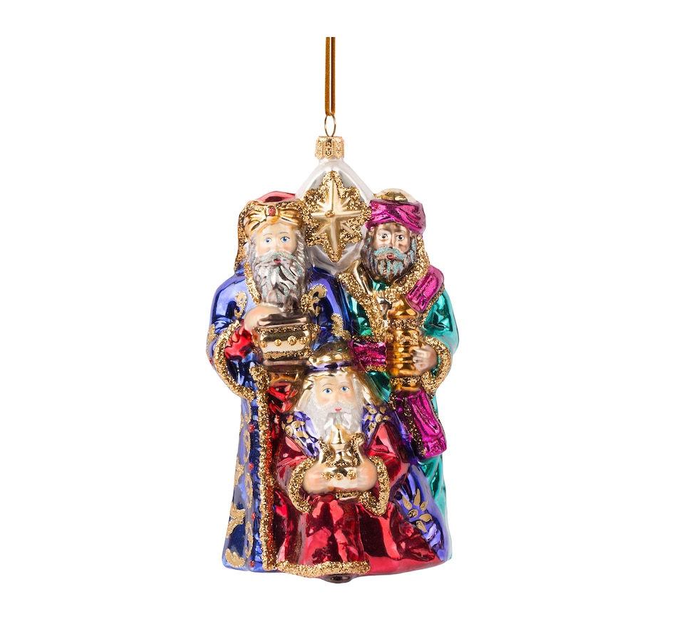 Image 215258.jpg, Product 215-258 / Price $59.99, Huras Family Ornaments Jewel-Colored Three Wise Men from Huras on TSC.ca's Home & Garden department