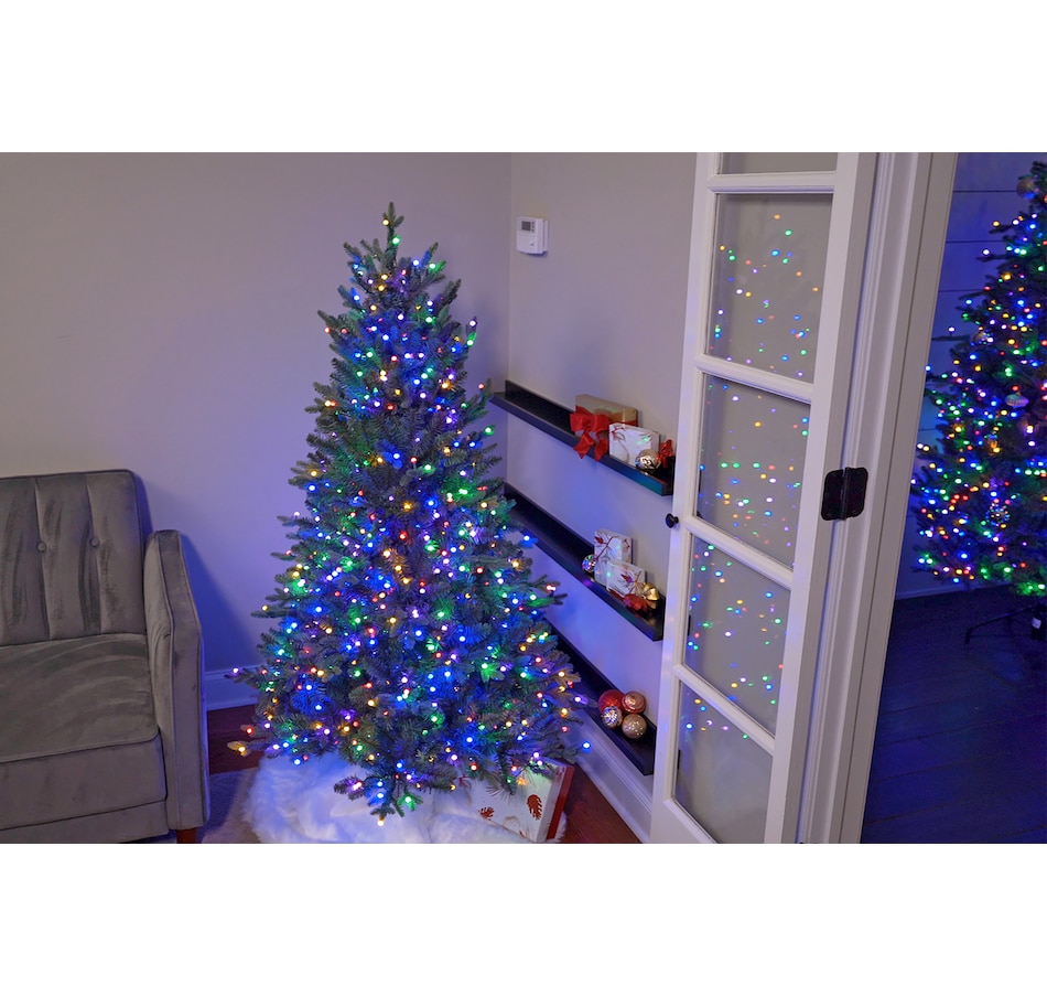 Image 215275_ALTMORE3.jpg, Product 215-275 / Price $949.99 - $999.99, Holiday Memories Clarmenont Green Fir Tree with Storage Bag and Remote from Holiday Memories on TSC.ca's Home & Garden department