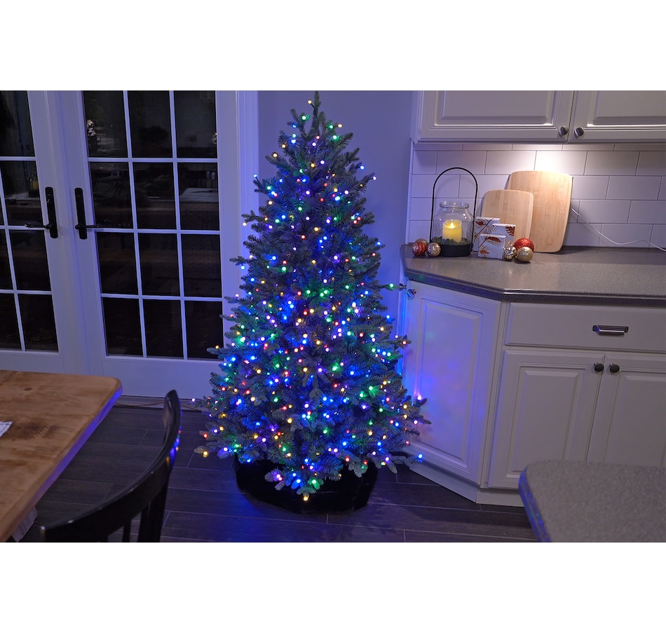Image 215275_ALTMORE4.jpg, Product 215-275 / Price $949.99 - $999.99, Holiday Memories Clarmenont Green Fir Tree with Storage Bag and Remote from Holiday Memories on TSC.ca's Home & Garden department