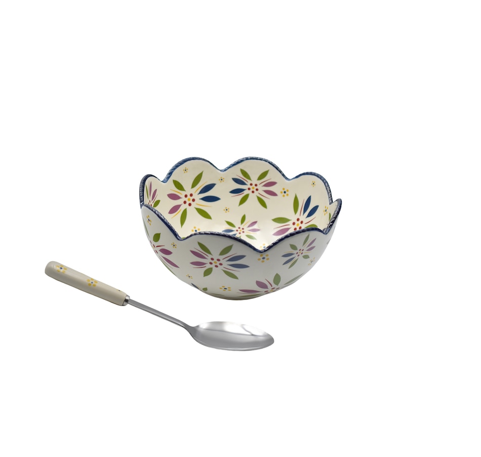 Image 215280_OWCNF.jpg, Product 215-280 / Price $29.99, Temp-tations 2qt Bowl with Serving Spoon from temp-tations on TSC.ca's Kitchen department