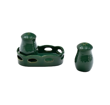 temp-tations Scalloped Salt and Pepper Shakers with Plate