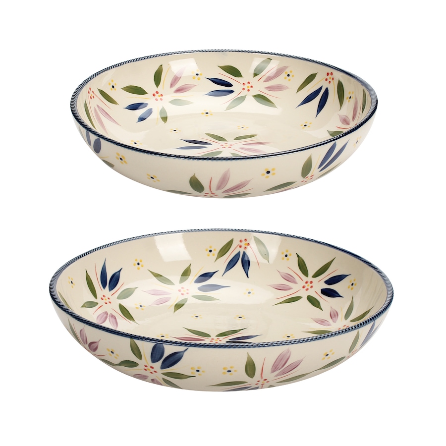 Image 215284_OWCNF.jpg, Product 215-284 / Price $44.99, temp-tations 3-Quart and Four-Quart Shallow Bowl Set from temp-tations on TSC.ca's Kitchen department