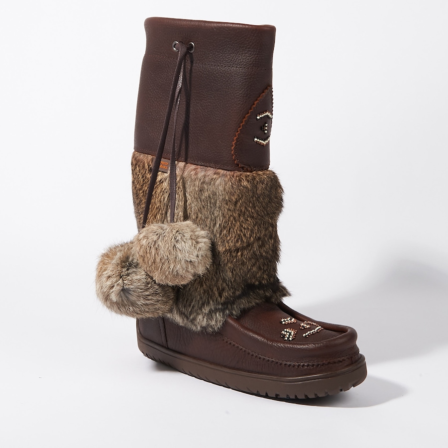 Image 215378_COC.jpg, Product 215-378 / Price $89.33, Manitobah Mukluks Justine Woods Grain Snowy Owl Mukluk from Manitobah on TSC.ca's Shoes department