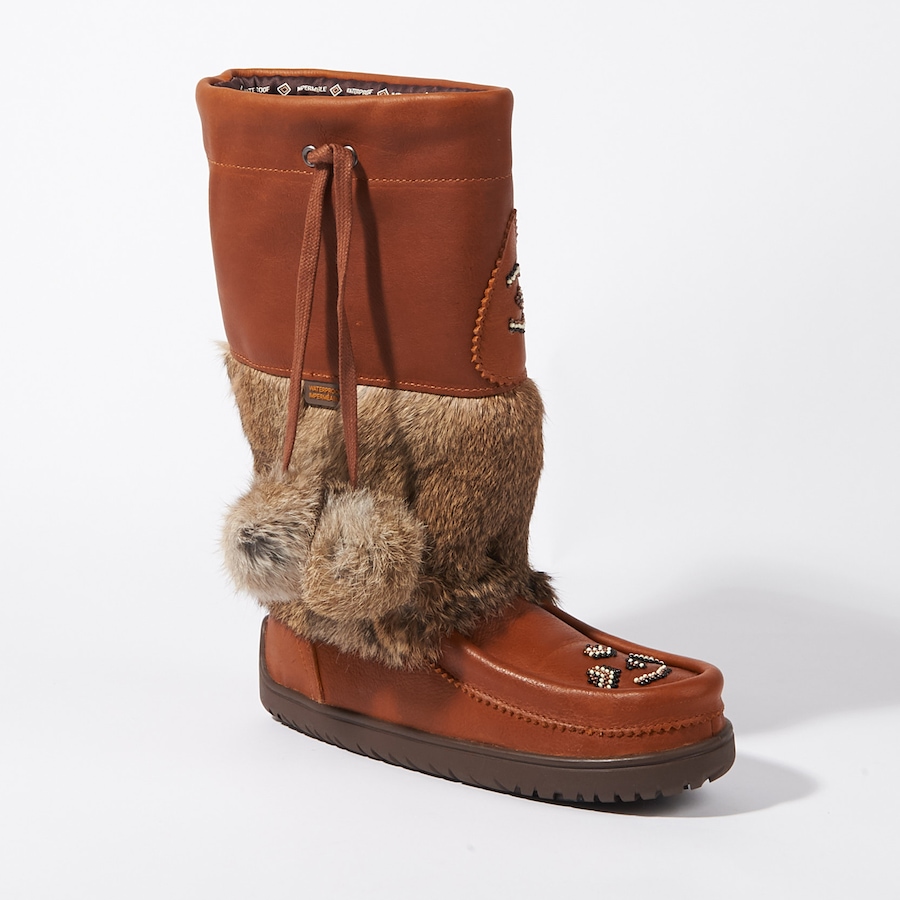Image 215378_TOC.jpg, Product 215-378 / Price $89.33, Manitobah Mukluks Justine Woods Grain Snowy Owl Mukluk from Manitobah on TSC.ca's Shoes department