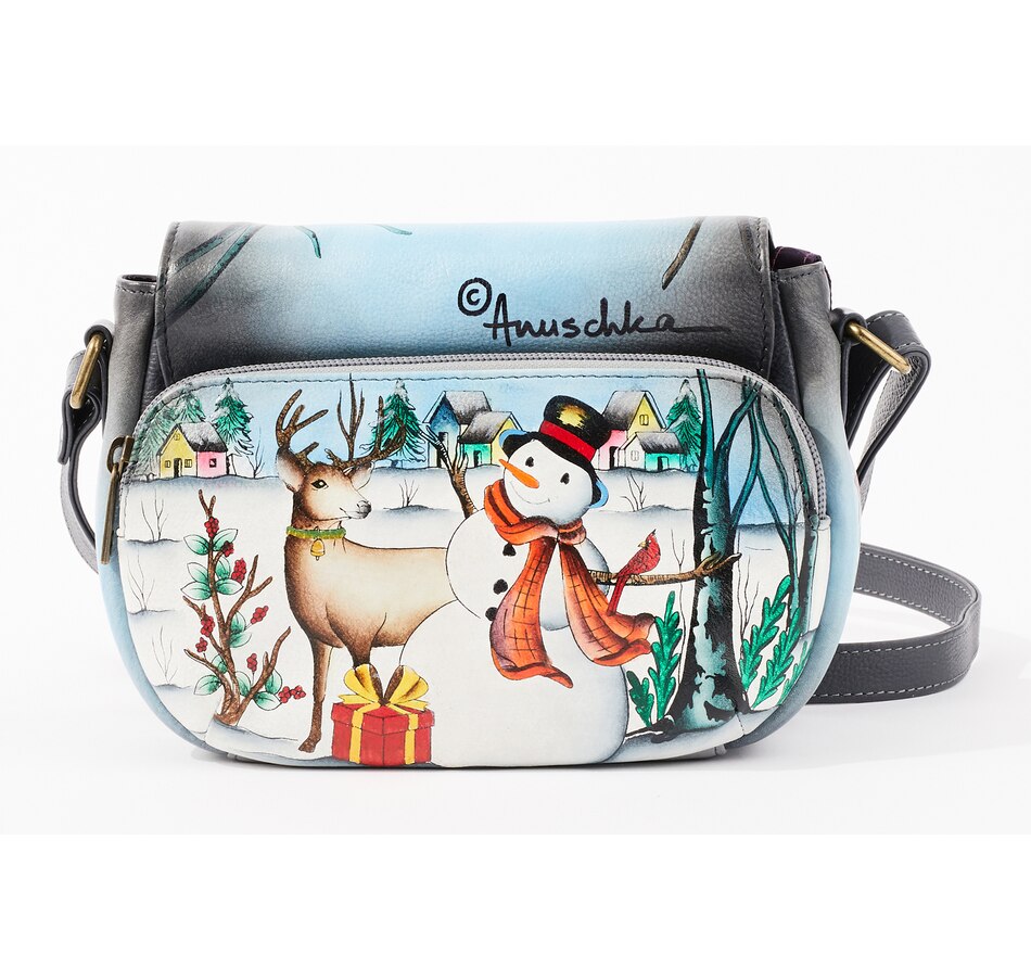 Image 215507_ALTMORE1.jpg, Product 215-507 / Price $69.33, Anuschka Saddle Flap Over Crossbody from Anuschka Handbags on TSC.ca's Fashion department