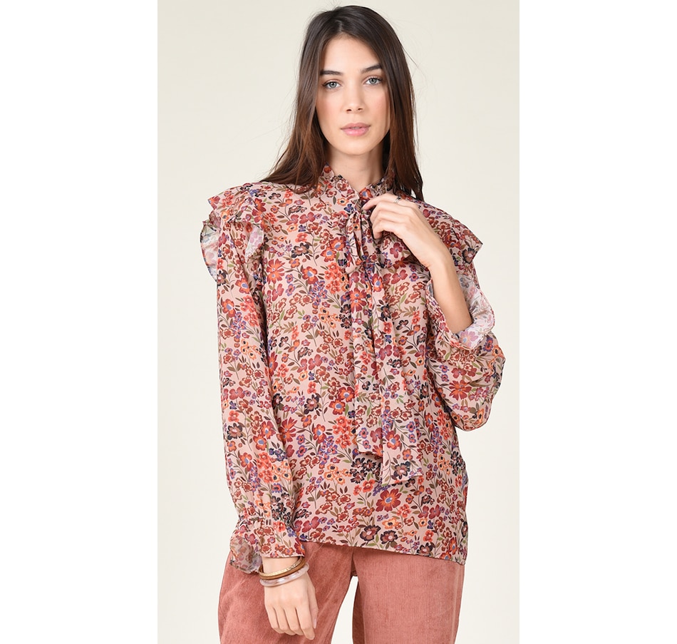 Clothing & Shoes - Tops - Shirts & Blouses - Molly Bracken Floral ...