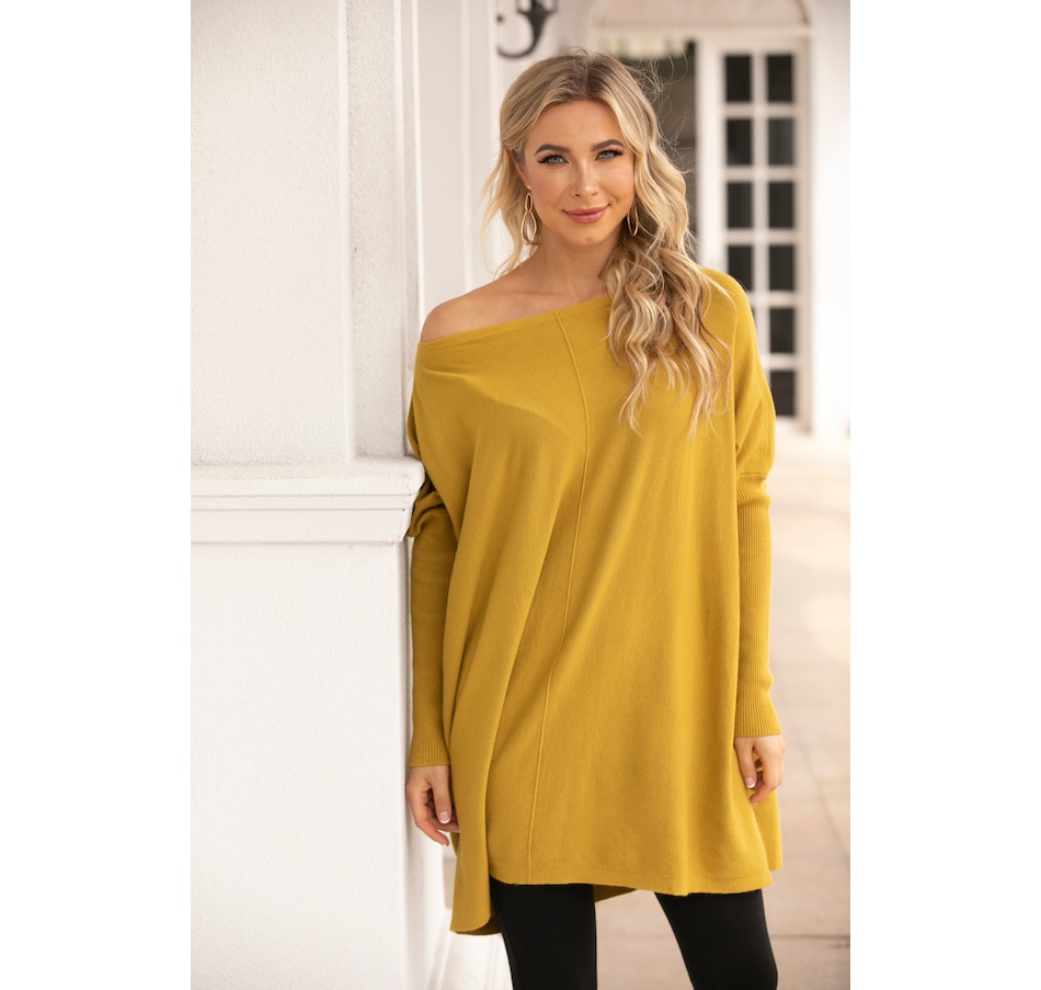 Image 215686_MU.jpg, Product 215-686 / Price $24.33, Orange Fashion Village Supersoft Boatneck Sweater from Orange Fashion Village on TSC.ca's Fashion department