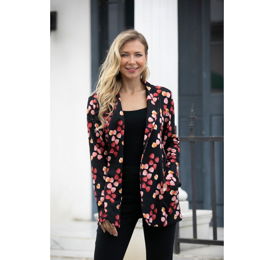 Image 215689_ALTMORE3.jpg, Product 215-689 / Price $14.33, Orange Fashion Village Printed Blazer from Orange Fashion Village on TSC.ca's Fashion department