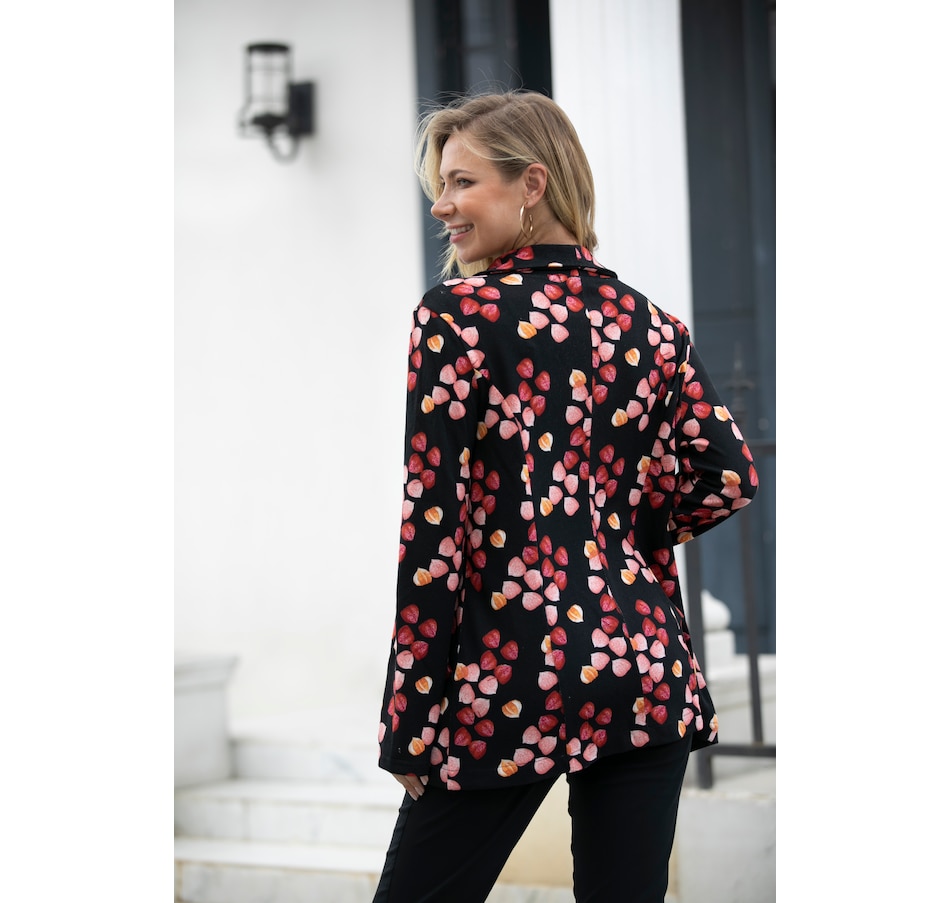 Image 215689_ALTMORE4.jpg, Product 215-689 / Price $14.33, Orange Fashion Village Printed Blazer from Orange Fashion Village on TSC.ca's Fashion department