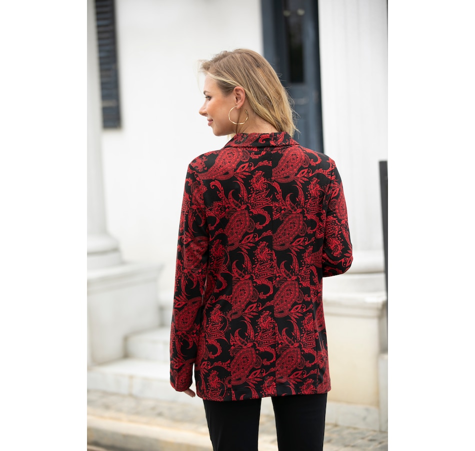 Image 215689_ALTMORE6.jpg, Product 215-689 / Price $14.33, Orange Fashion Village Printed Blazer from Orange Fashion Village on TSC.ca's Fashion department