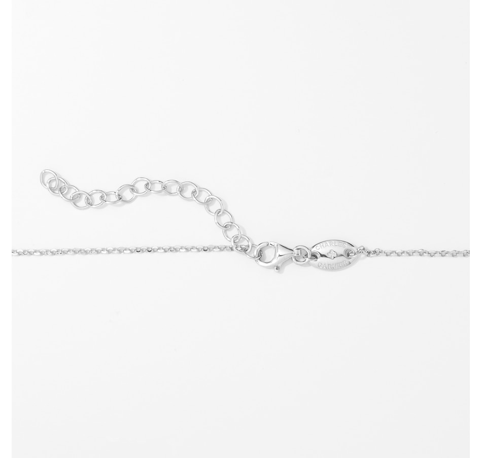 Image 215802_ALTMORE1.jpg, Product 215-802 / Price $199.99, Charles Garnier Two Tone Interlink Woven Cubic Zirconia Pendant Necklace from Charles Garnier on TSC.ca's Jewellery department