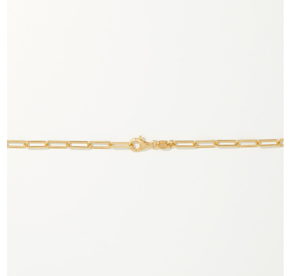 Image 215831_ALTMORE1.jpg, Product 215-831 / Price $99.99 - $129.99, Charles Garnier Sterling Silver Yellow Gold Plate Paperclip Chain Necklace from Charles Garnier on TSC.ca's Jewellery department
