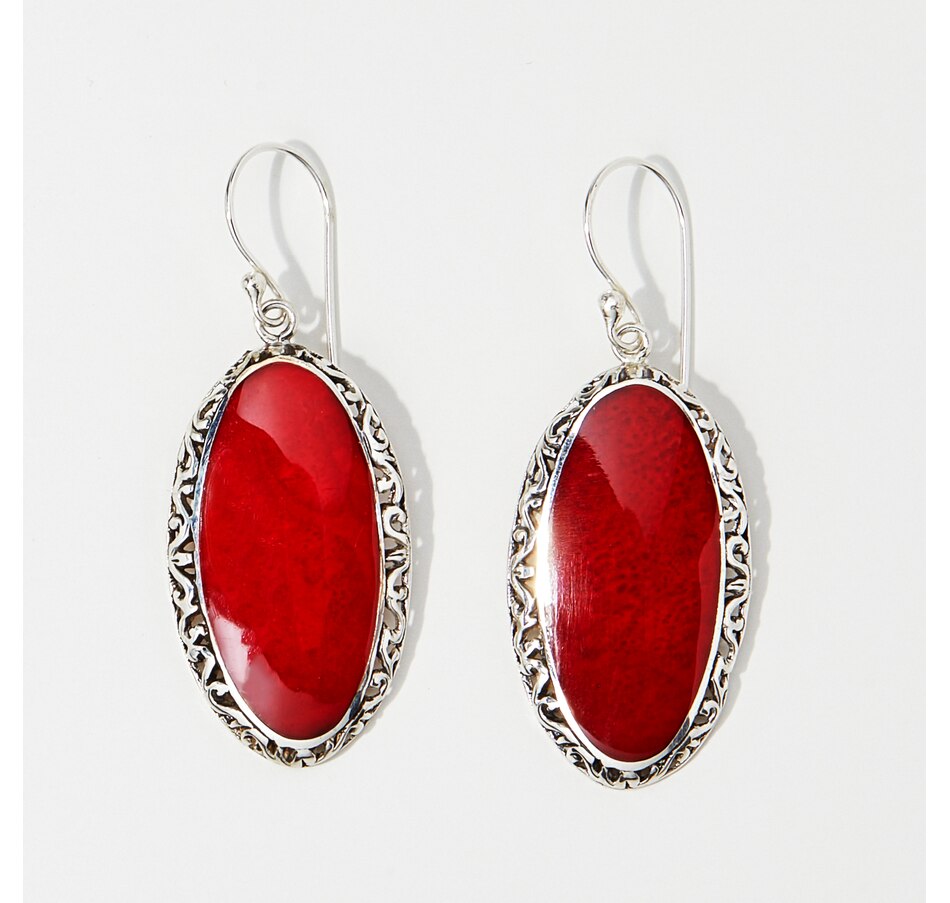 Image 215855_CRL.jpg, Product 215-855 / Price $49.88, Samuel B. Collection Sterling Silver Balinese Border Earrings from Samuel B. Collection on TSC.ca's Jewellery department