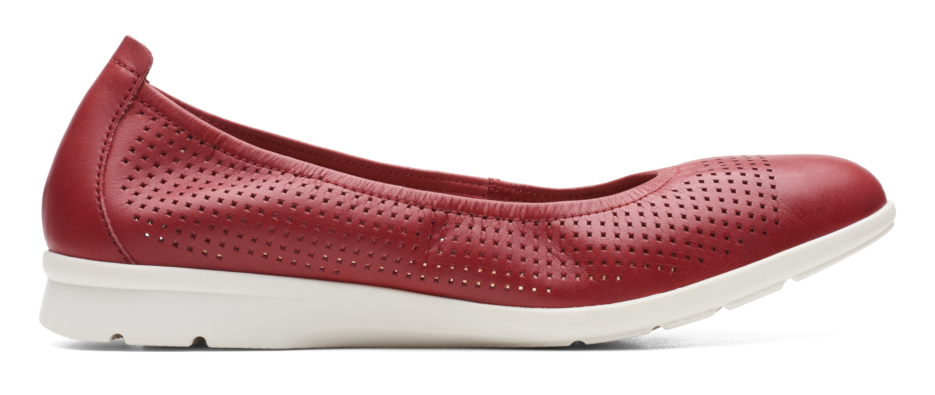 Clarks Jenette Ease Leather Flat