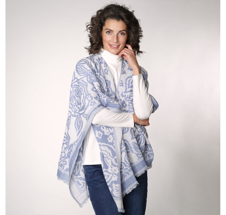 Image 216029_DNM.jpg, Product 216-029 / Price $14.33, Mr. Max Jacquard Ruana from Mr. Max on TSC.ca's Fashion department