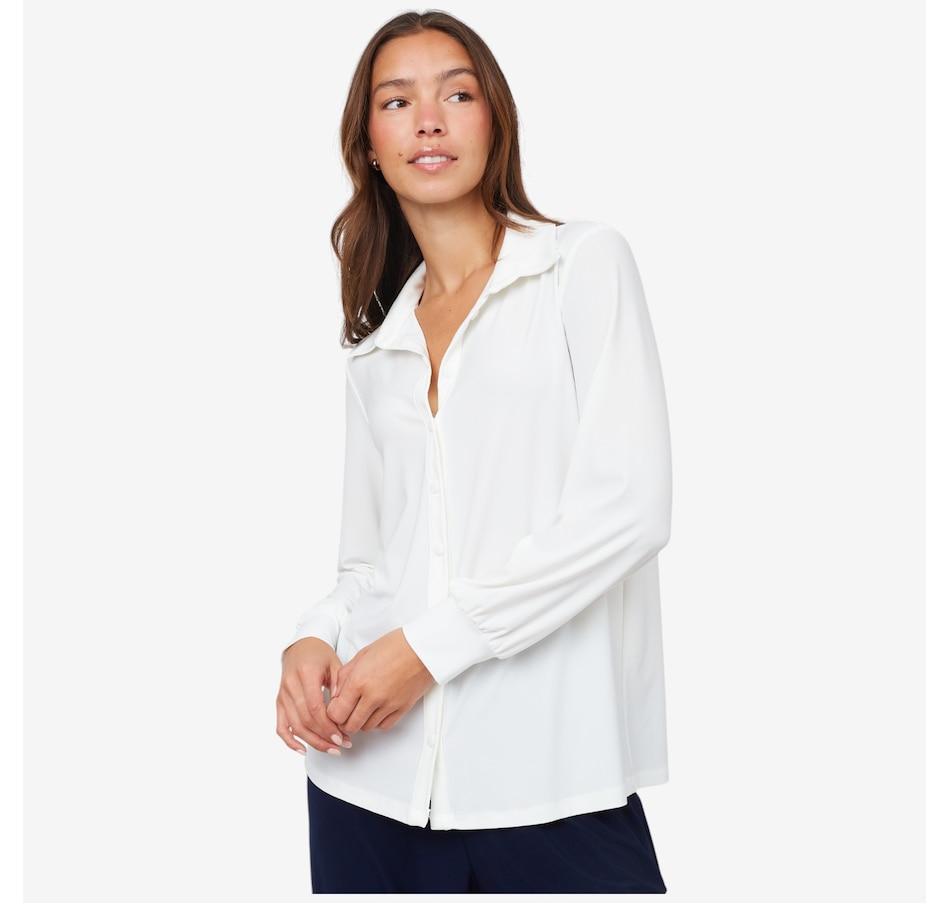 Image 216143_ECR.jpg, Product 216-143 / Price $29.33, Kim & Co. Deluxe Brazil Knit Attitude Shirt from Kim & Co. on TSC.ca's Fashion department