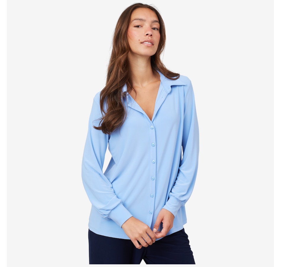 Image 216143_LGTCY.jpg, Product 216-143 / Price $29.33, Kim & Co. Deluxe Brazil Knit Attitude Shirt from Kim & Co. on TSC.ca's Fashion department