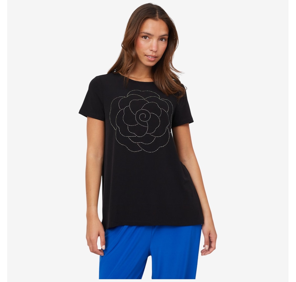 Image 216145_BLK.jpg, Product 216-145 / Price $24.88, Kim & Co. Brazil Knit Camila Top from Kim & Co. on TSC.ca's Fashion department