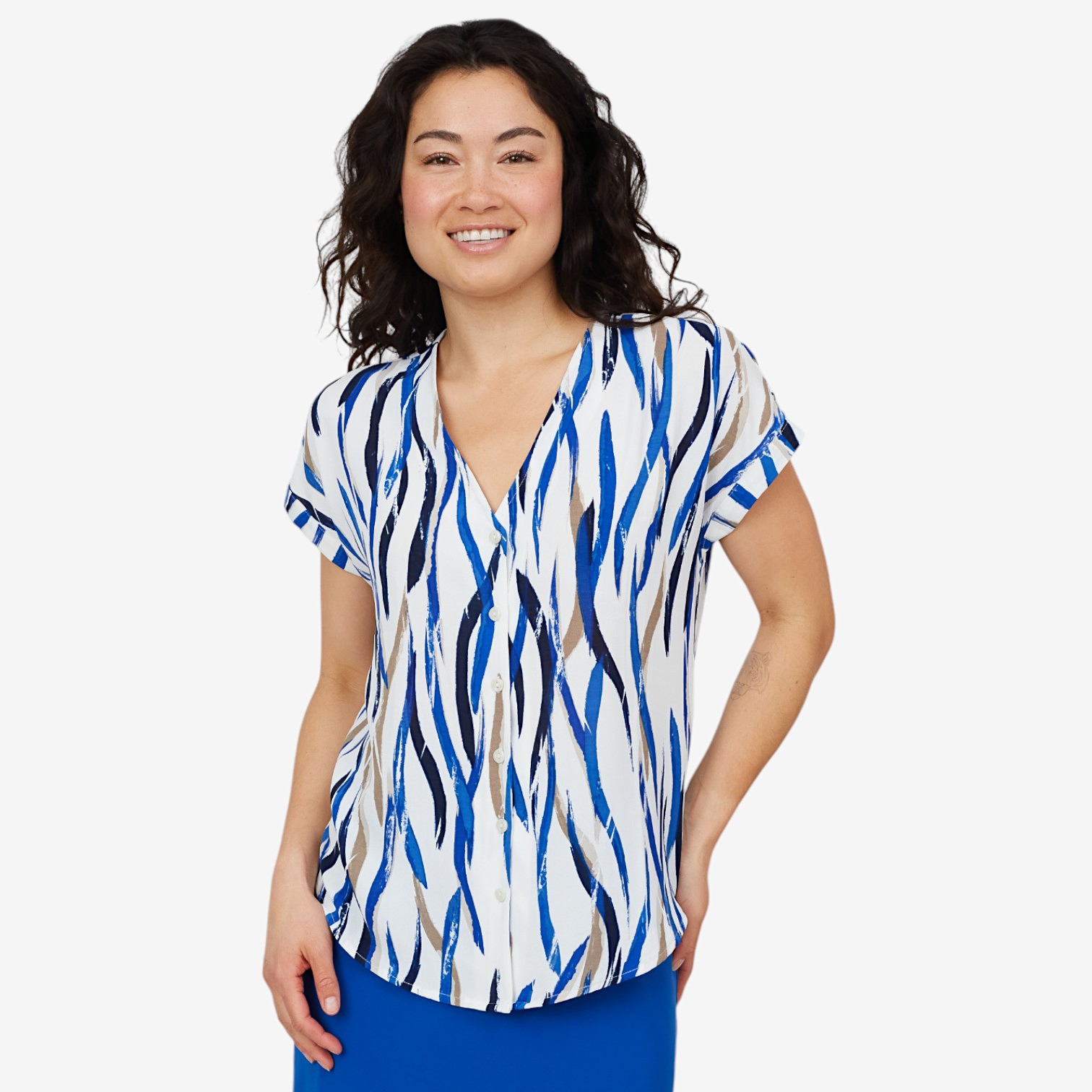 Kim & Co. Crinkle Poplin Carla Shirt - TSC.ca