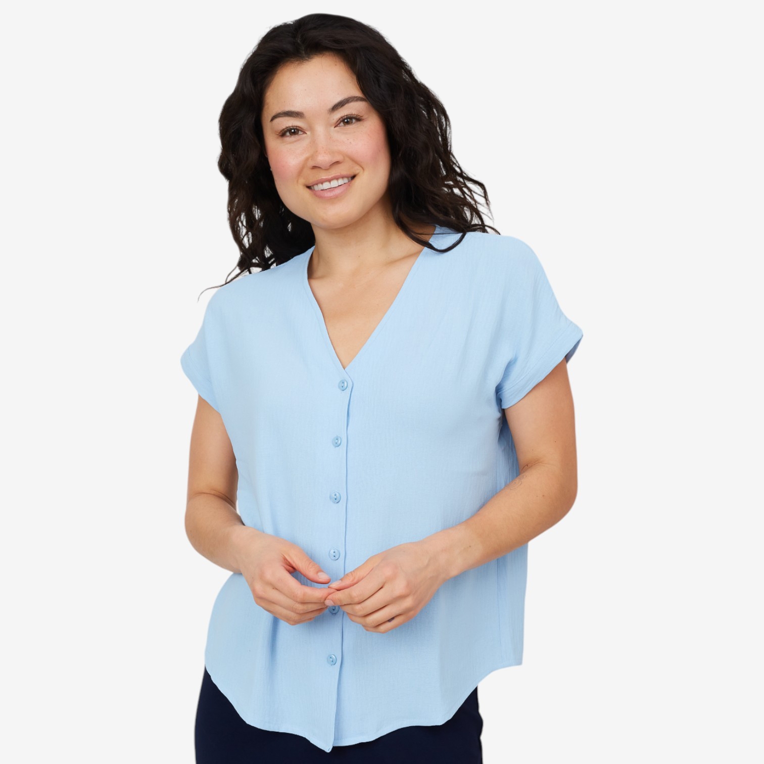 Kim & Co. Crinkle Poplin Carla Shirt - TSC.ca