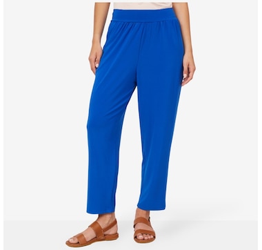 Kim & Co. Deluxe Brazil Knit Jersey Ankle Wellness Trouser