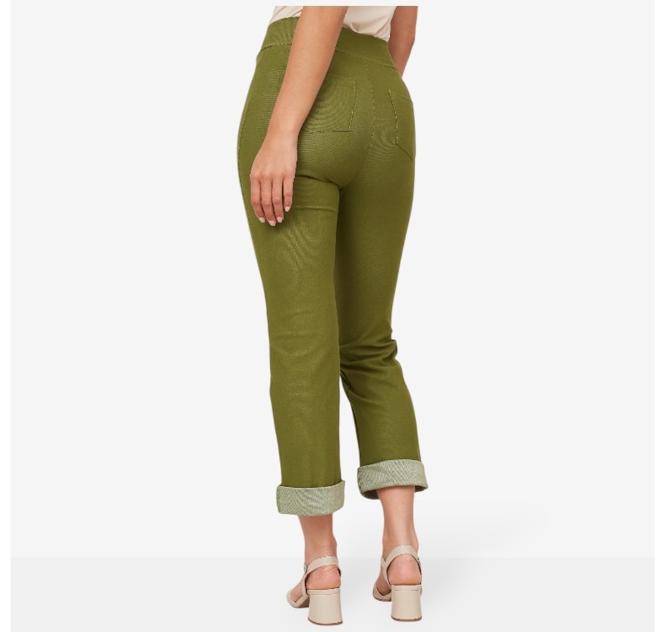 Image 216160_ALTMORE1.jpg, Product 216-160 / Price $34.88, Kim & Co. Deluxe Denim Show Off Ankle Length Narrow Leg Cuffed Trouser from Kim & Co. on TSC.ca's Fashion department