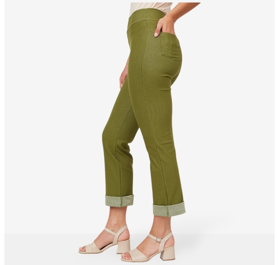 Image 216160_ALTMORE3.jpg, Product 216-160 / Price $34.88, Kim & Co. Deluxe Denim Show Off Ankle Length Narrow Leg Cuffed Trouser from Kim & Co. on TSC.ca's Fashion department