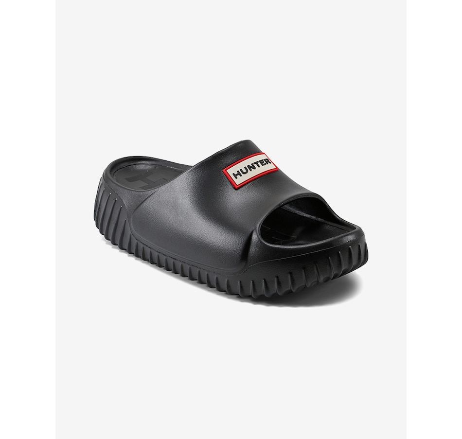 Image 216164_BLK.jpg, Product 216-164 / Price $120.00, Hunter Faroe Slide from Hunter on TSC.ca's Shoes department