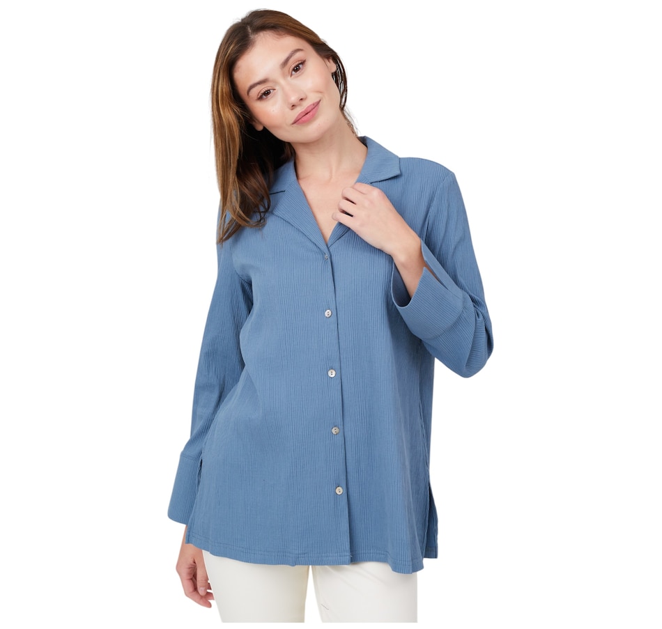 Image 216175_VBL.jpg, Product 216-175 / Price $59.90, Wynne Style Textured Stretch Shirt from Wynnelayers on TSC.ca's Fashion department