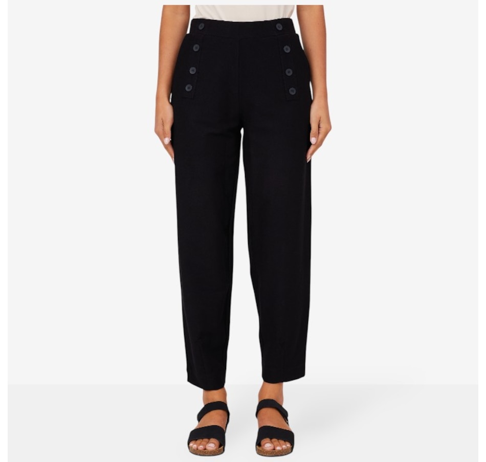 Image 216180_BLK.jpg, Product 216-180 / Price $64.88, Wynne Style Essential Knit Crepe Pant from Wynnelayers on TSC.ca's Fashion department