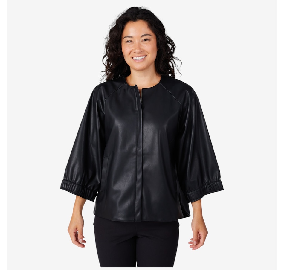 Image 216191_BLK.jpg, Product 216-191 / Price $69.33, Wynne Style Faux Leather Jacket from Wynnelayers on TSC.ca's Fashion department
