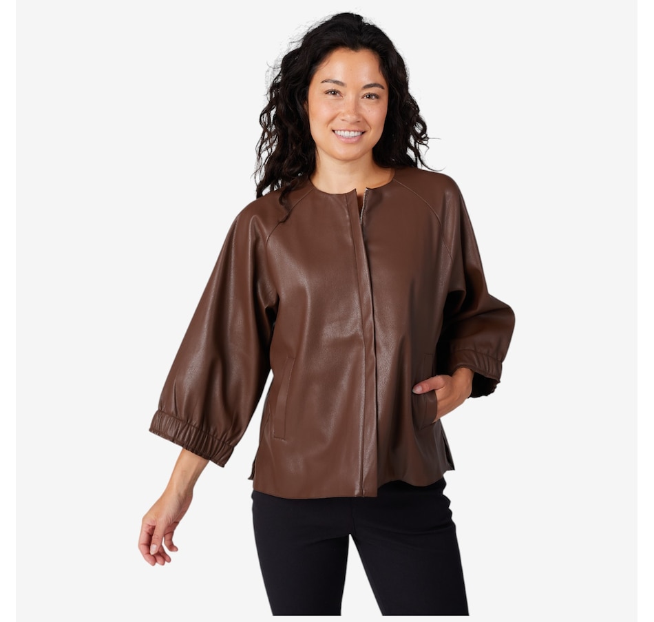 Image 216191_CHO.jpg, Product 216-191 / Price $69.33, Wynne Style Faux Leather Jacket from Wynnelayers on TSC.ca's Fashion department