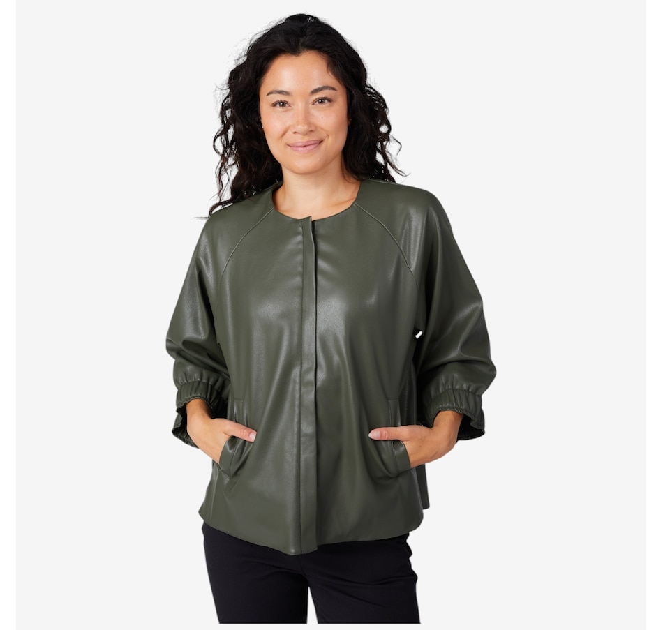 Image 216191_HGR.jpg, Product 216-191 / Price $69.33, Wynne Style Faux Leather Jacket from Wynnelayers on TSC.ca's Fashion department