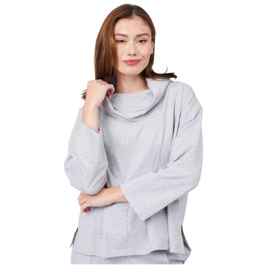 Image 216196_LIGHR.jpg, Product 216-196 / Price $44.88, Wynne Style Cotton Span Cowl Neck with Pocket from Wynnelayers on TSC.ca's Fashion department