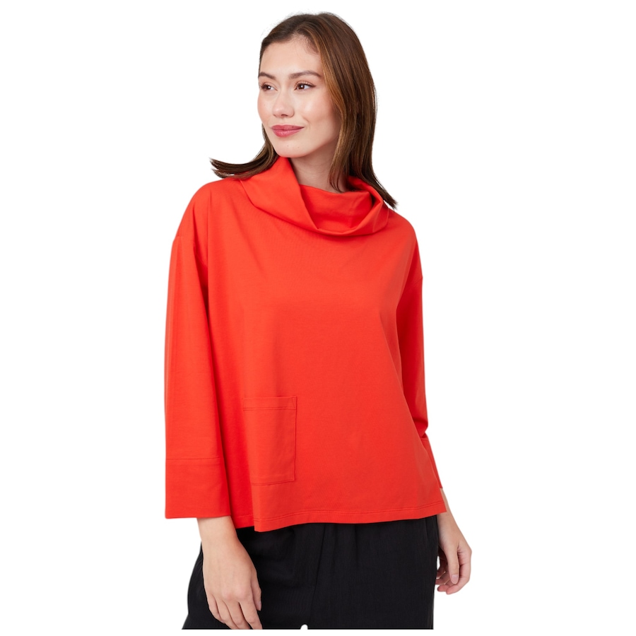 Image 216196_POP.jpg, Product 216-196 / Price $44.88, Wynne Style Cotton Span Cowl Neck with Pocket from Wynnelayers on TSC.ca's Fashion department