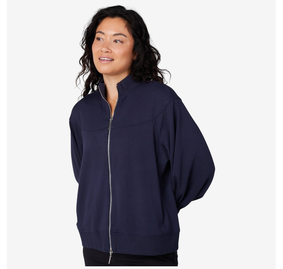 Image 216197_NVY.jpg, Product 216-197 / Price $84.88, Wynne Style Cloud Kit Balloon Sleeve Jacket from Wynnelayers on TSC.ca's Fashion department