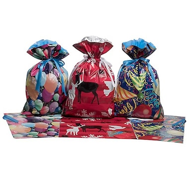 Holiday Memories Extra Large Gift Bags (set of 12)