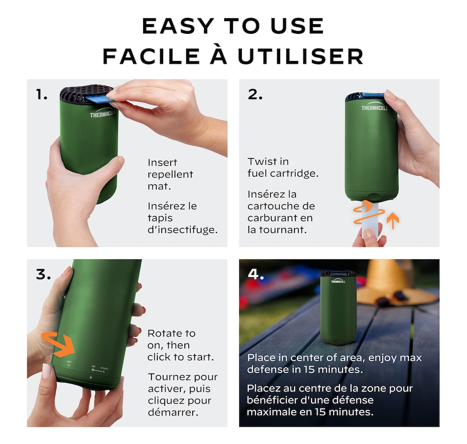 Image 216612_ALTMORE12.jpg, Product 216-612 / Price $108.97, Thermacell Patio Shield Bundle from Thermacell on TSC.ca's Home & Garden department