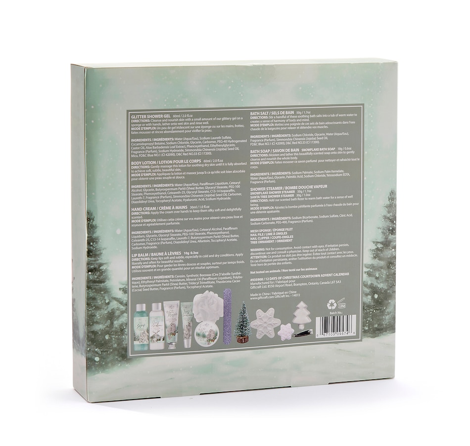 Image 216623_ALTMORE2.jpg, Product 216-623 / Price $39.99, Holiday Memories 12 Days of Christmas Countdown Advent Calendar from Holiday Memories on TSC.ca's Kitchen department