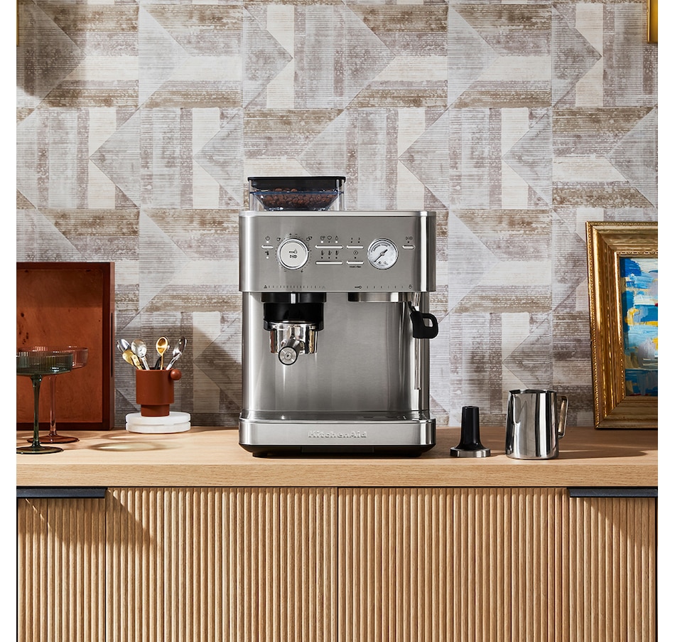 Image 216629_ALTMORE18.jpg, Product 216-629 / Price $999.99, KitchenAid Semi-Automatic Espresso Machine with Burr Grinder from KitchenAid on TSC.ca's Kitchen department