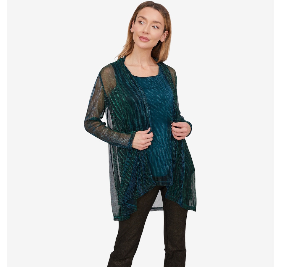 Image 216683_RADTL.jpg, Product 216-683 / Price $69.88, Nina Leonard Moonlight Cardigan and Tank Set (2-pieces) from Nina Leonard on TSC.ca's Fashion department