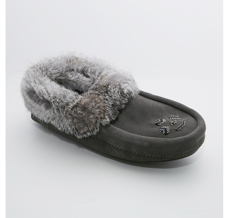 Image 216742_CHR.jpg, Product 216-742 / Price $99.99, Manitobah Mukluks Justine Woods Men's Slippers from Manitobah Mukluks on TSC.ca's Clothing & Shoes department